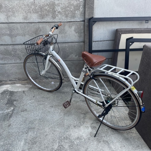 自転車　ホワイト