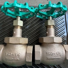 青銅製ゲートバルブ 　計4個　［未使用品］の画像