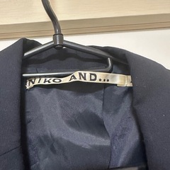 niko& ジャケット　ネイビーの画像