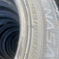 (引き渡し者決定)155/65R14DUNLOPタイヤ4本の画像