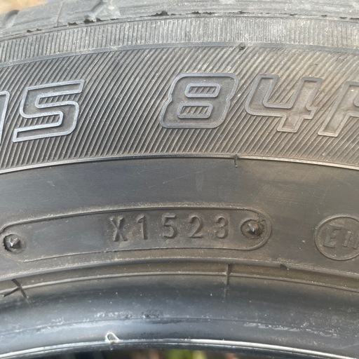 185/60R15DUNLOPタイヤ4本