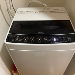 ハイアール洗濯機(5.5kg、2021年製)の画像
