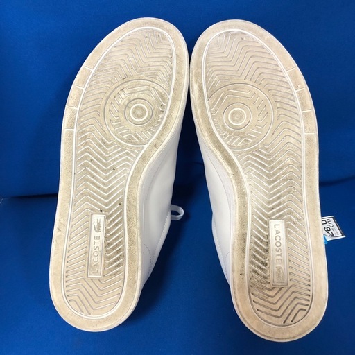ジモティ割引有★【ジャングルジャングル岸和田店】LACOSTE ラコステ スニーカー 26cm　南大阪 岸和田市 貝塚市 泉佐野市 和