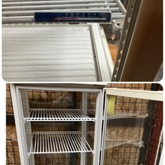 【中古】大阪引取限定　SANDEN　ショーケース冷蔵庫　AGV-90XE　96L【KSC1F092】の画像