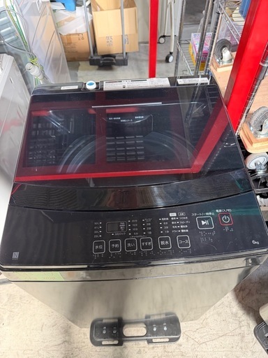 F43 ニトリ製/2024年式/6kg/全自動洗濯機/NT60L1BK★美品★