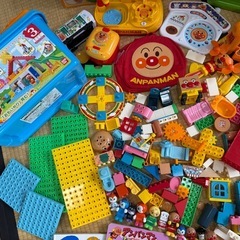 大量アンパングッズ　ブロック2ケース　キッチン　ままごと　おもちゃ　お風呂遊び 　　の画像