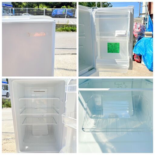 売約済み【❗️✨コンパクト設計✨❗️】ヤマダセレクト 2ドア冷蔵庫 156L コンパクト✨ 高年式2022年✨一人暮らしに最適 ✨簡易