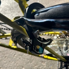 【折り畳みギア有り】折り畳み自転車 イエロー 20インチの画像