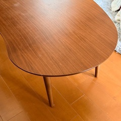 折りたたみローテーブル　木製の画像