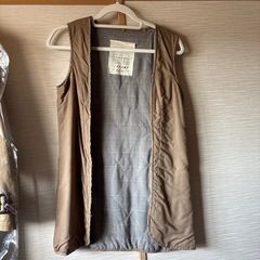 【数回のみ着用】ソアリーク　ライナー&ファー襟付きトレンチコート　フリーサイズ　Sサイズ相当の画像