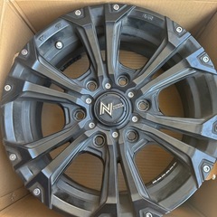 ハイエースホイール（JABERIN セミグロスブラック）の画像