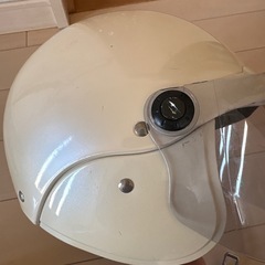 125cc以下用　ヘルメット　ホワイトの画像