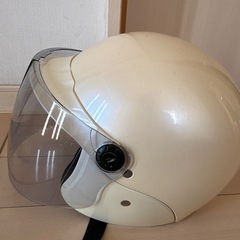 125cc以下用　ヘルメット　ホワイトの画像