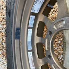 ジムニー・シエラjb74 RAYSホイール A lap J 4本、タイヤ、ナットの画像