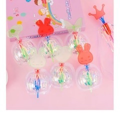 光るおもちゃ バブルスティック 10本セット 縁日 お祭りの画像