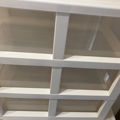 2個セット衣装ケース・衣類収納ケース・衣類収納ボックス引き出し3段の画像