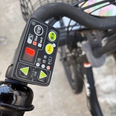 ヤマハ PAS Bobby 電動アシスト自転車 子供乗せセット バッテリー・充電器・ヘルメット付きの画像