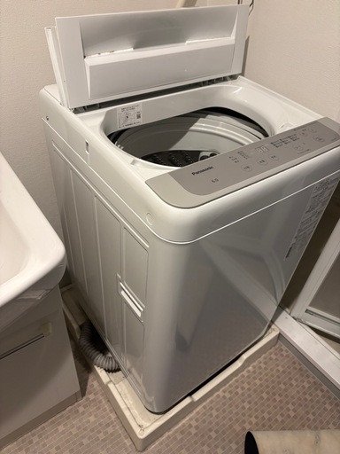 【引っ越しのため】2023年製 Panasonic NA-F6B1　縦型洗濯機 6kg 引っ越しのため】2023年製 Panasonic NA-F6B1 縦型洗濯機 6kg 【公式通販】