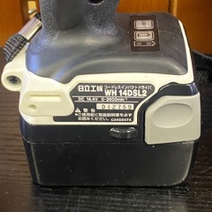 ※　電動インパクトドライバー　HITACHI 日立　WH 14DSL2 充電器とバッテリー1点ずつ　動作確認済みの画像