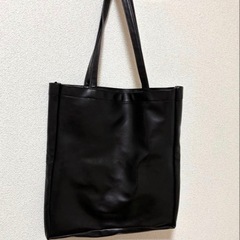 トートバッグ　レオパード　ヒョウ柄　ブラック　B4 ブラウン　バッグの画像