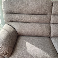 3人掛け、ハイバックソファーの画像