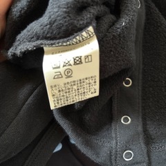 【120〜130相当】agnes b. ENFANT アニエスベー アンファン カーディガン 8ans カーディガンプレッション 長袖 裏起毛 ブラックの画像