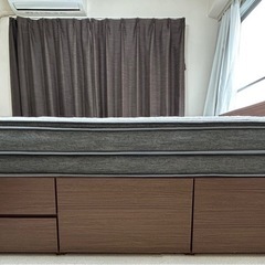 【ニトリ】「Nスリープマットレス（ダブル）」＆「ベッドフレーム」の画像