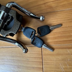 盗難防止　ハンドルロックの画像