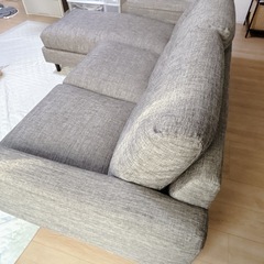 3人掛けソファ　グレーの画像