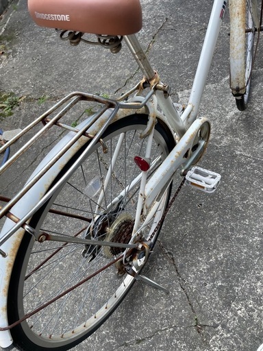 宮城県　ブリヂストン　27インチ　自転車　ブラウン