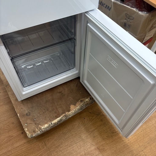 ☆ドリーム荒牧店☆ジモティー割引有☆【クリーニング済み】ツインバード/2ドア冷蔵庫/HR-G912/121L/2024年製