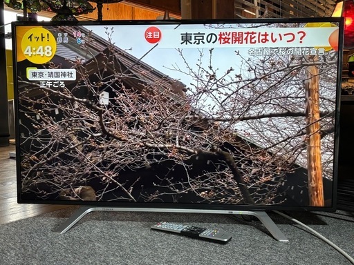 ●東芝 43型液晶テレビ〜REGZA〜●2017年