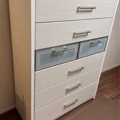 ハイチェスト6段タンスの画像