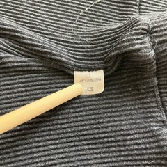 digreen ブラックリブパンツ XSの画像