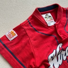カープ ユニフォームTシャツ 80cm 赤の画像