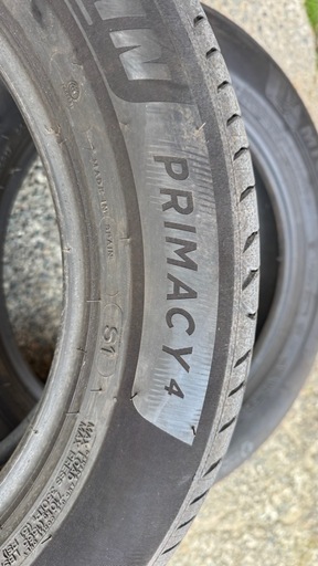 ミシュランプライマシー4 ノーマルタイヤ 215/60R17 バリ溝4本セット
　