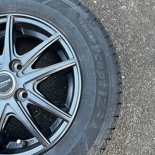 スタッドレスタイヤ　Hankook Winter i*cept iZ2 A W626 145/80R13 75Q