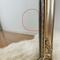 【美品】アンティークミラー　姿見の画像
