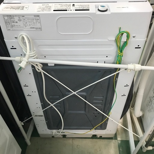 ジャングルジャングル貝塚店　洗濯機　ニトリ　2024年製　ホワイト　6.0kg 風乾燥　全自動洗濯機　節水　ふたロック　ステンレス槽　