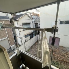 つっぱりベランダ物干し / 中古品の画像