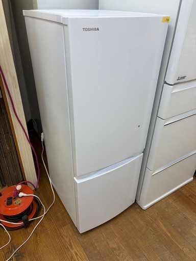 □東芝/TOSHIBA□冷蔵庫 GR-T15BS(K) 153L セミマットブラック 2021年 R10 激安冷蔵庫!! TOSHIBA 2021年 153L GR-T15BS 2ドア 右開き
