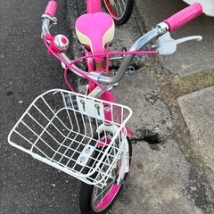 14インチ子供も自転車の画像