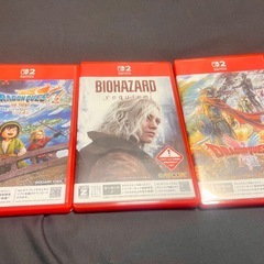  Switch2ソフト3本付きの画像