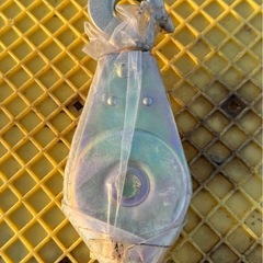 スリーエッチ　HHH シンプルスナッチ SS75 プーリー 滑車 350kg 溝幅12mm スナッチ式 伐倒 伐採 道具　大工の画像