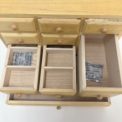 【🐤買取市場 柴田店】 I687 🌈 未使用品♪ SHOWA 木製の小箱 ⭐ クリーニング済の画像