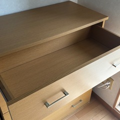 【受渡先決定】ニトリ 4段チェスト 木目調 幅80cm 洋服タンス 収納の画像