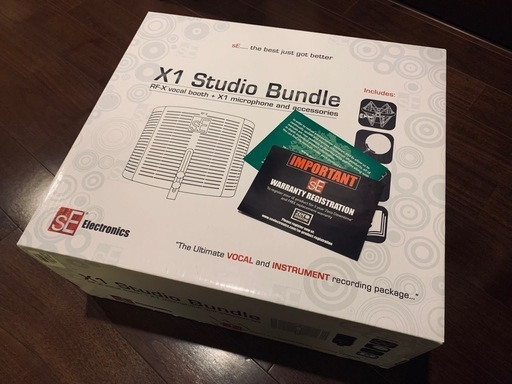 SE ELECTRONICS Studio Bundle リフレクションフィルター RF-X マイク ショックマウント ポップガード 
