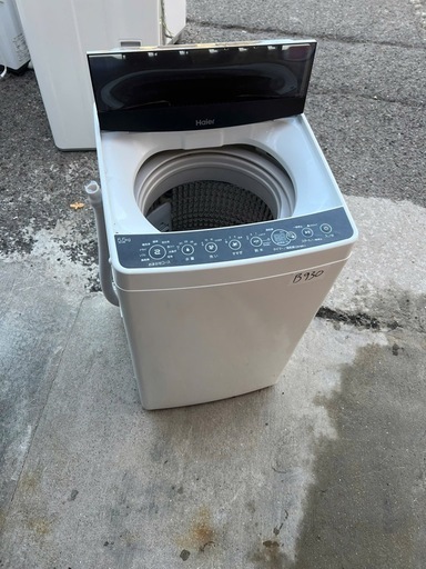 NO B930?福岡市内配送設置無料✨?ハイアール haier 5.5kg 全自動洗濯機 一人暮らし ブラック JW-C55D-K