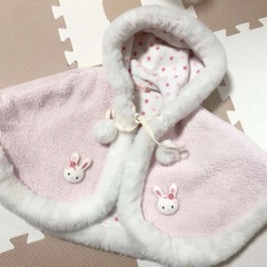 メゾピアノ ポンチョ アウター フリーサイズ の画像