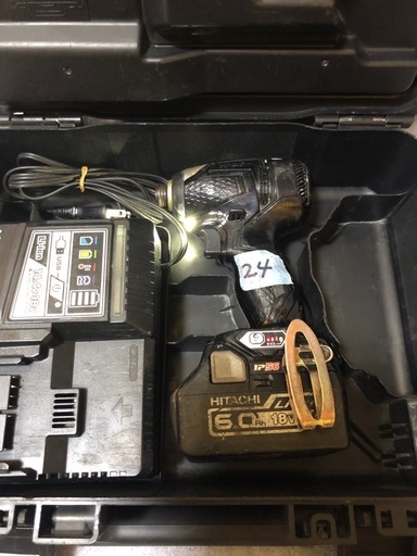 ハイコーキ18vインパクトドライバWH18DDL、中古品